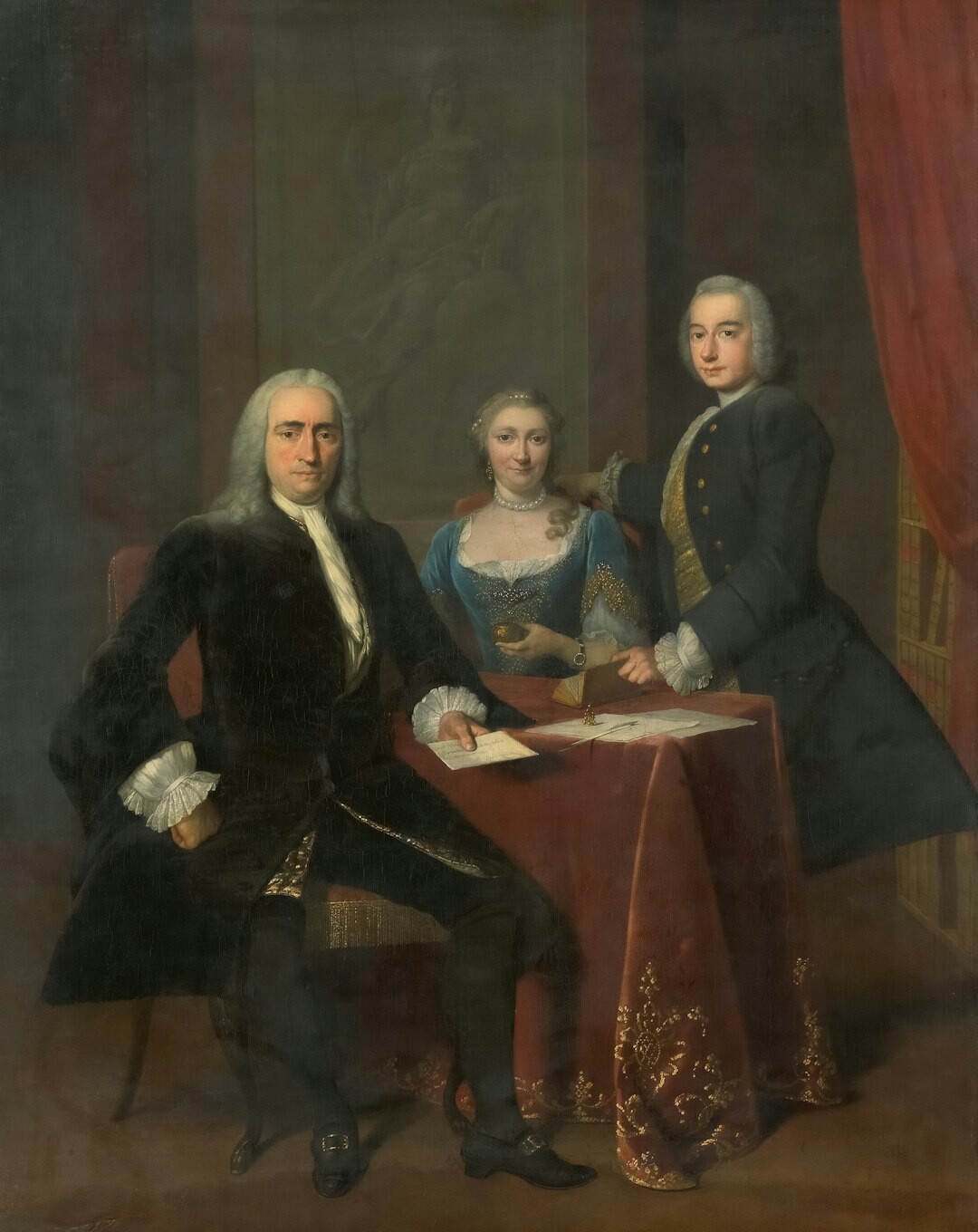 Portrait of an older distinguished European collector