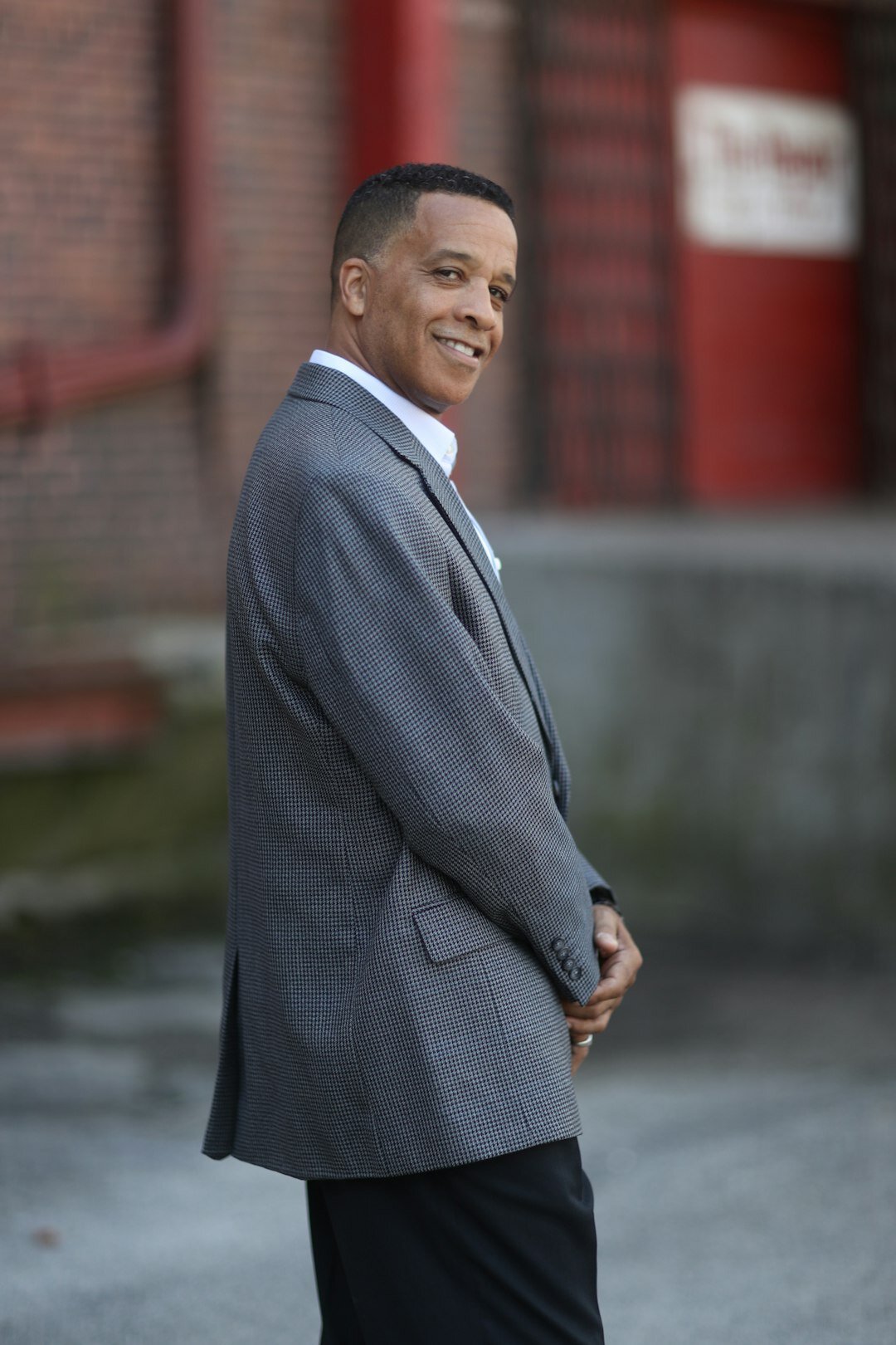 Portrait of a South American businessman smiling