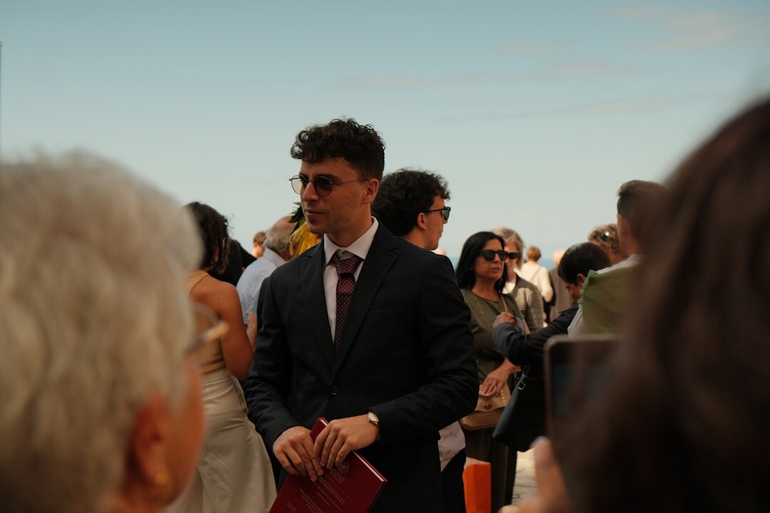 man in tailored tuxedo at formal event