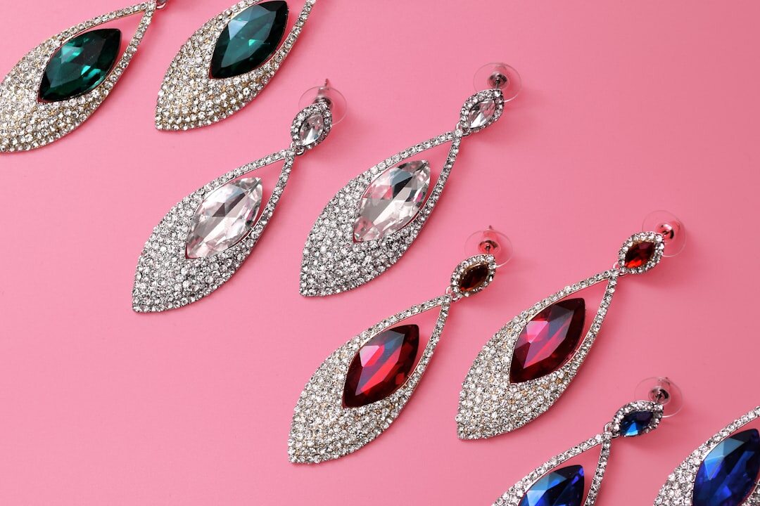 diamond earrings luxury jewelry