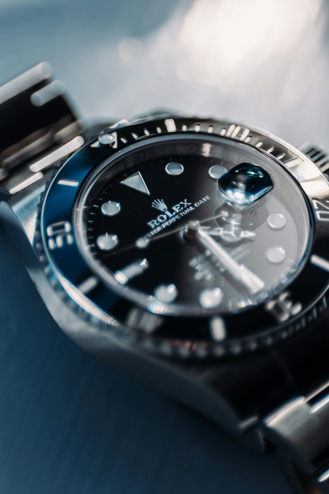 luxury watch close up